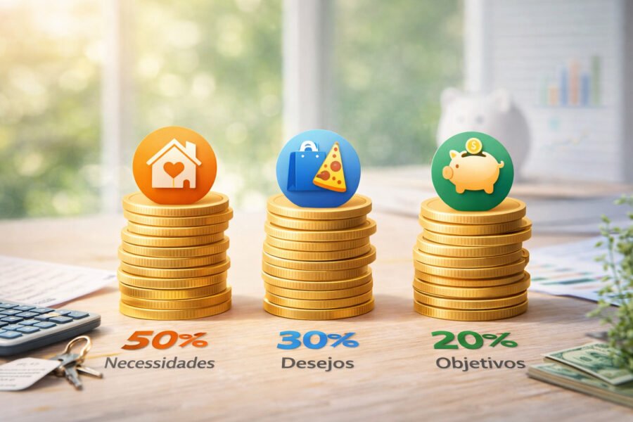Regra 50/30/20: como aplicar no Brasil e ajustar seu orçamento