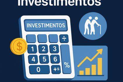 Calculadora de aposentadoria com investimentos reais