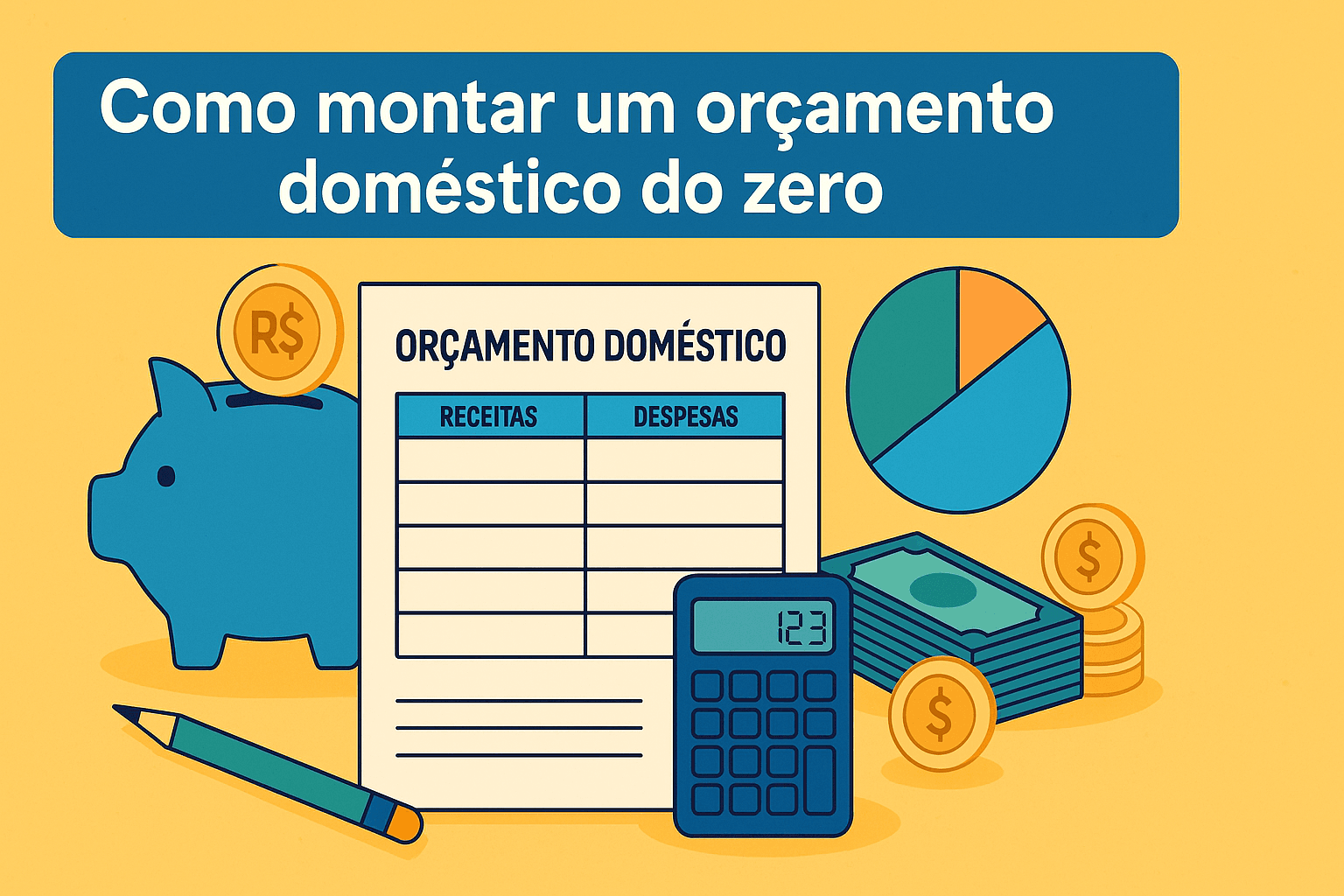 Como montar um orçamento doméstico do zero