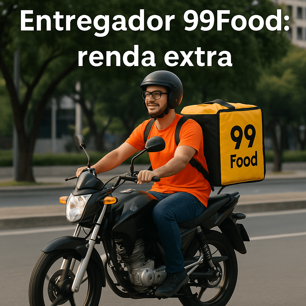 Como ser entregador 99Food e gerar renda extra com moto
