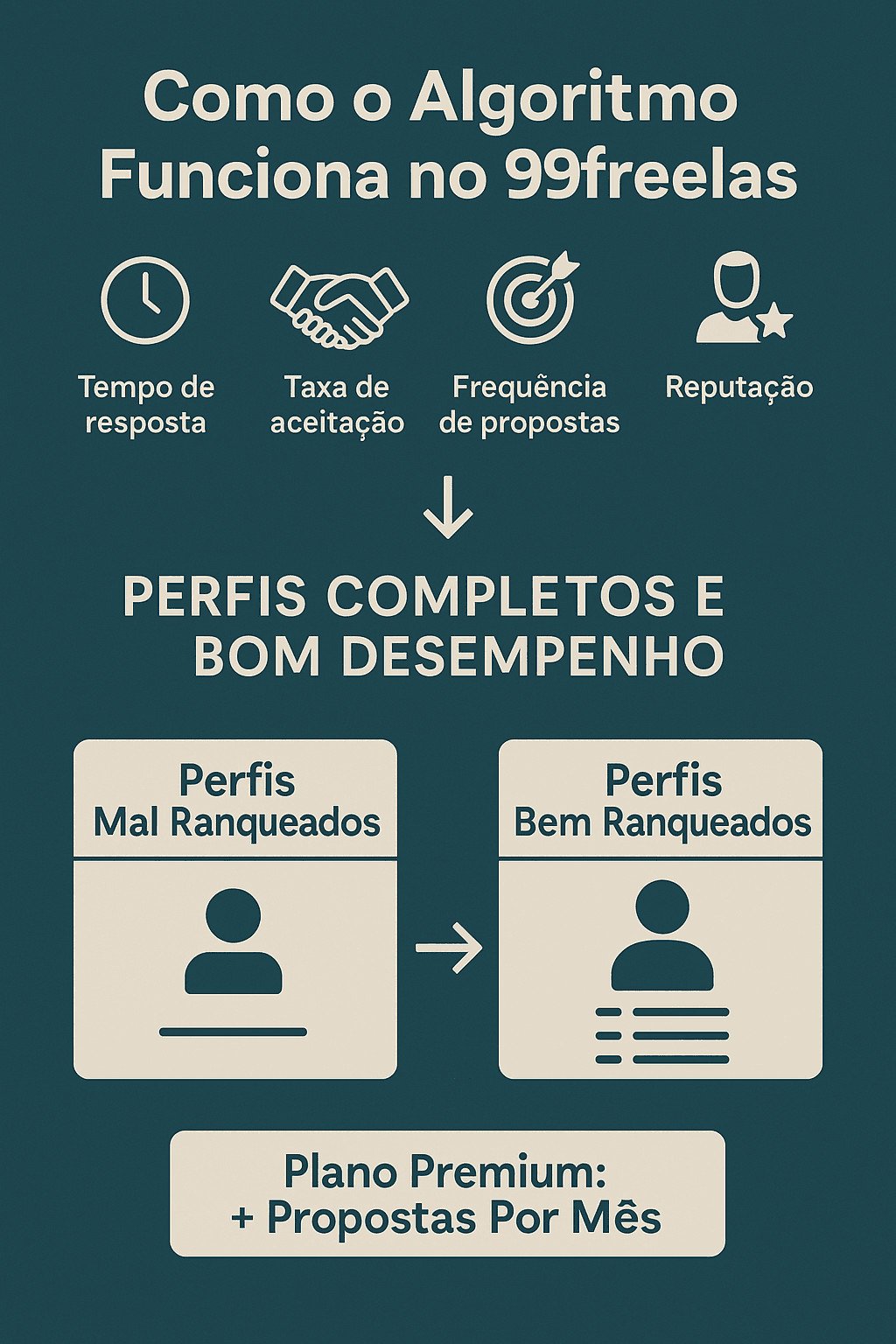 resumo visual do algoritmo 99freelas