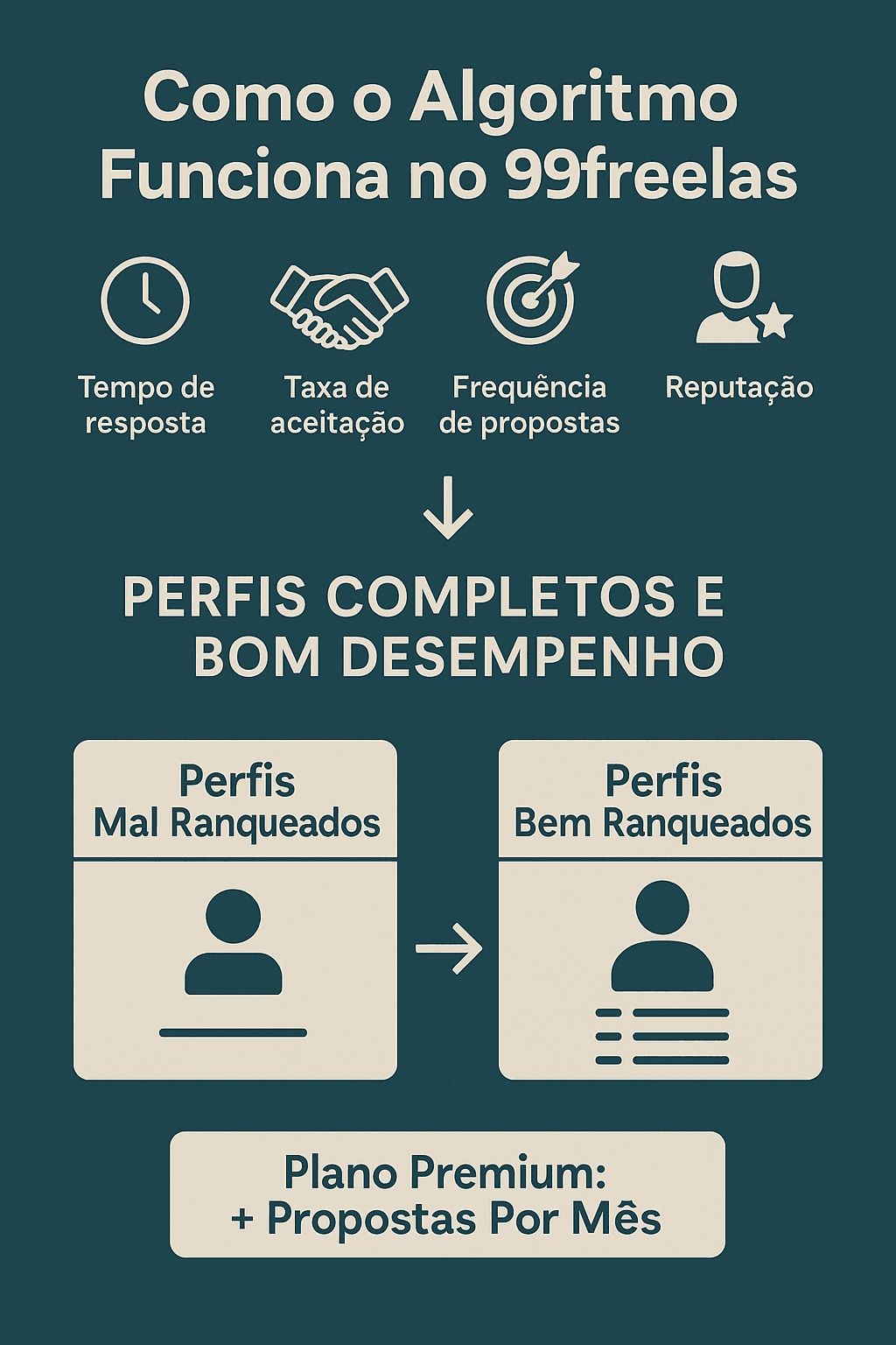 resumo visual do algoritmo 99freelas