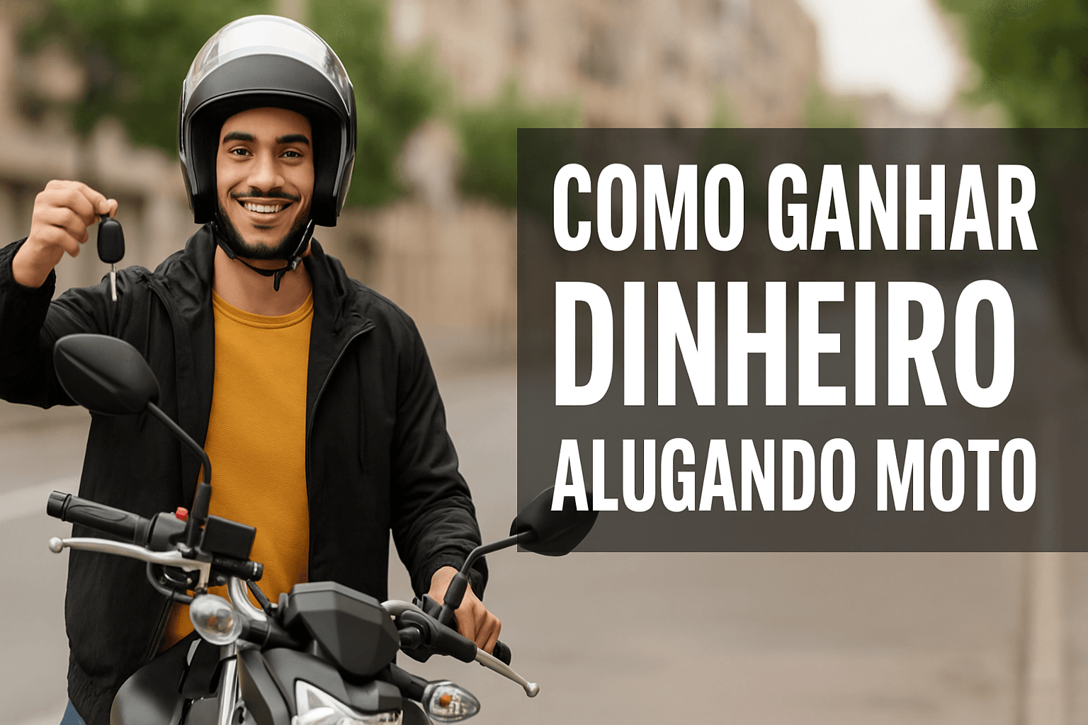 como ganhar dinheiro alugando moto