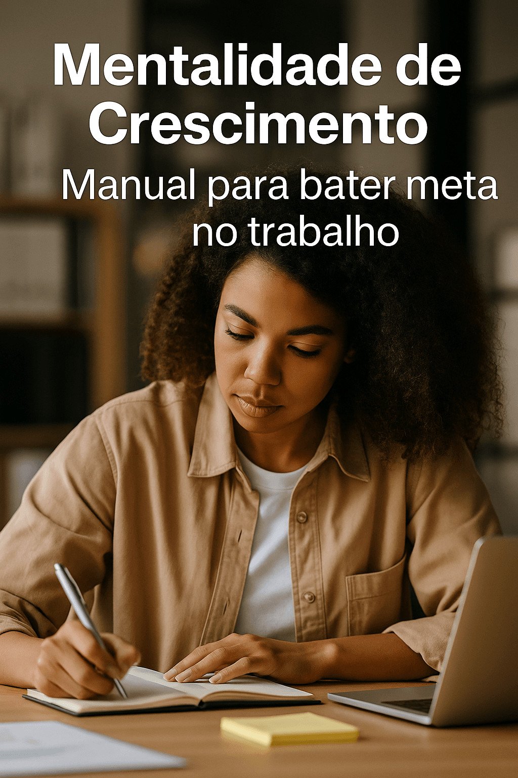 Mentalidade de crescimento manual para bater meta no trabalho