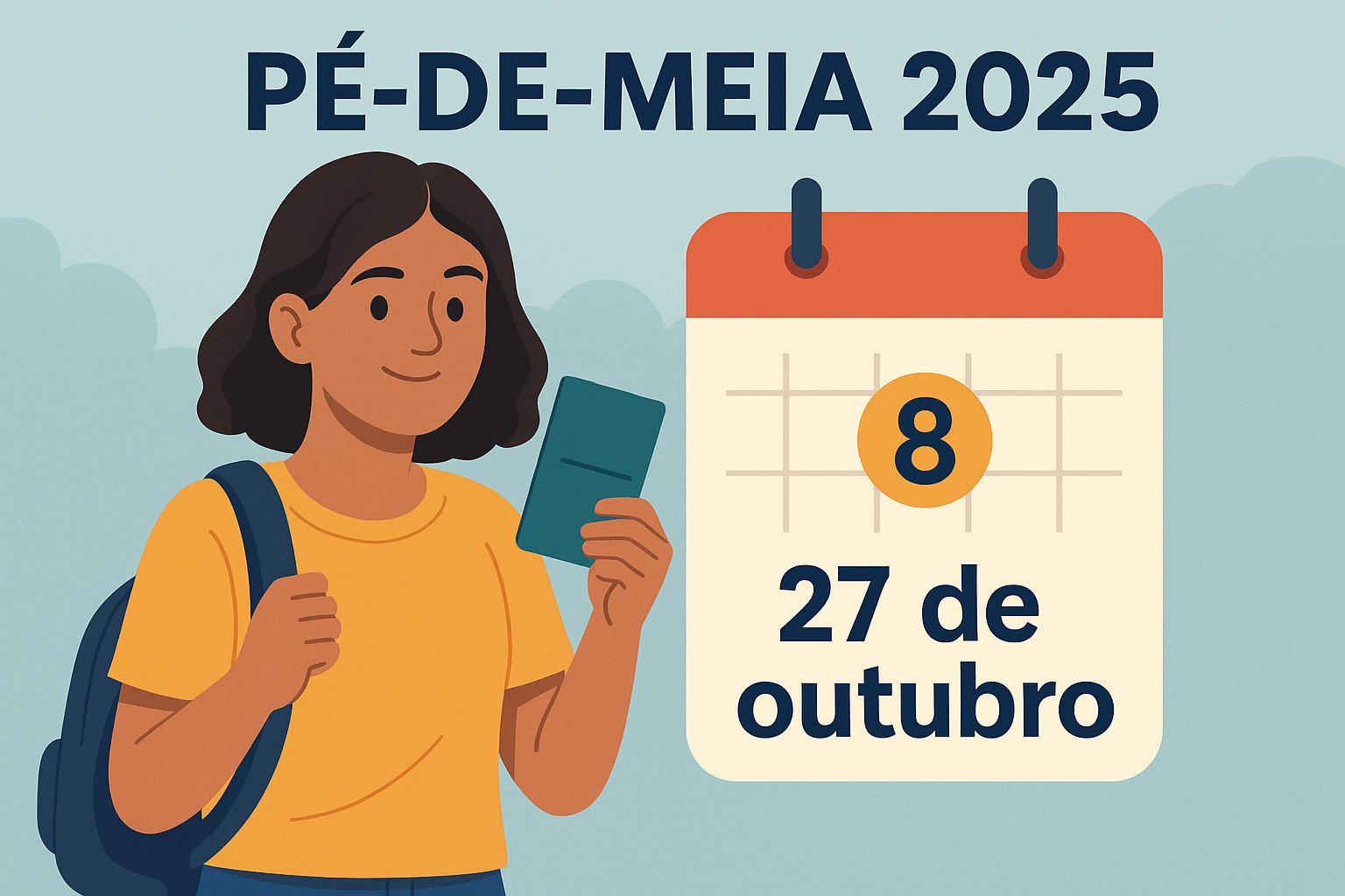 Pé-de-Meia 2025 8ª parcela começa a ser paga; veja datas e quem recebe