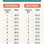 Bolsa Família 2025: calendário oficial de novembro e dezembro