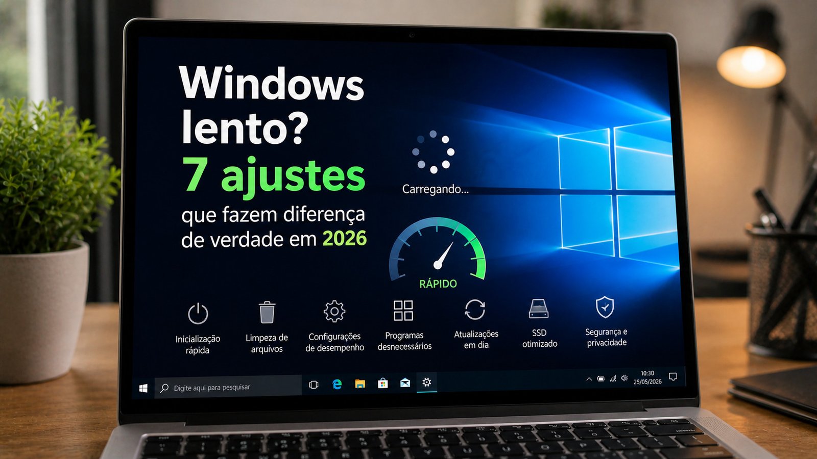 Windows lento 7 ajustes que fazem diferença de verdade em 2026