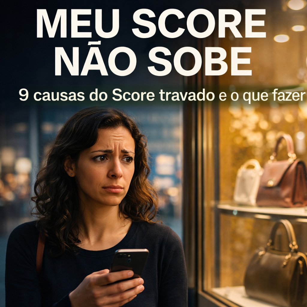 Meu Score não sobe 9 causas do Score travado e o que fazer