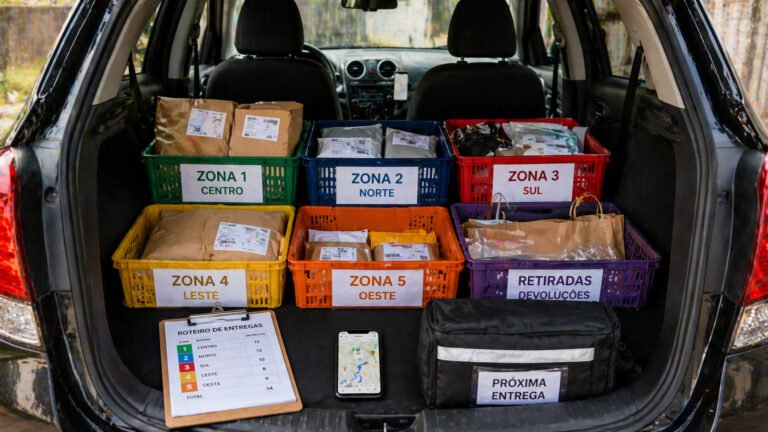 Como organizar o carro para entregas Sistema de Zonas completo