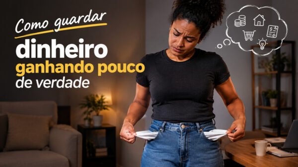 Como guardar dinheiro ganhando pouco de verdade